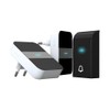 VoltShine Wireless Digital Doorbell Elegant Design White and Silver Ideal