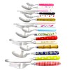 Gypsy Color Eclectic Mosaic Mix & Match Stainless Steel Flatware