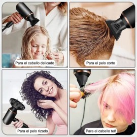 Secador De Pelo Ion Negativo 4000w 3 Velocidades 220-240v                                                                                             