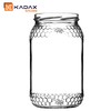 KADAX Honey Jars, 900 ml, Preserving Jars with Fi82 mm