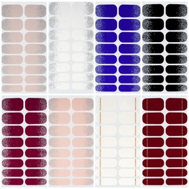 SIUDXA Elegant Solid Color Nail Stickers | Matte & Glossy Gel Nail Wraps | Easy Application & Long-Lasting | 8 - Color Sticker Set