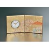 Canoe Hana Fuji Table Clock, Wall Clock, 15.6 x 1.6