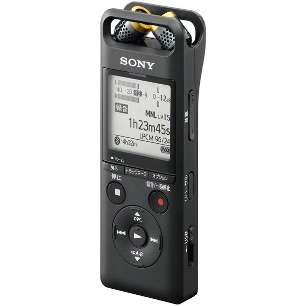 Sony PCM-A10 Linear PCM Recorder, 16 GB, High Resolution Recording/Bluetooth Compatible, Mobile Microphone, Pre-Recording Compatible, 2018 Model