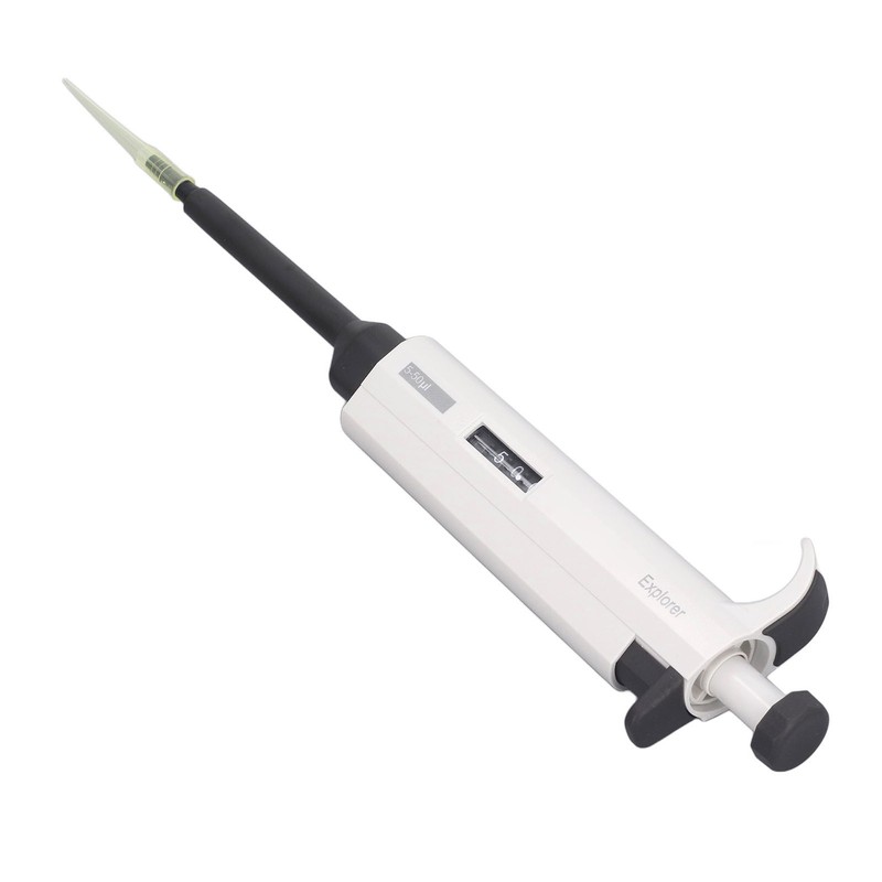 Laboratory Micropipette 5‑50ul Large Volume Tip Sampler Digital Adjustable Pipettor