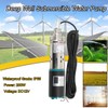 TABODD 200W Solar Submersible Pump Kit, 12V DC Deep Water