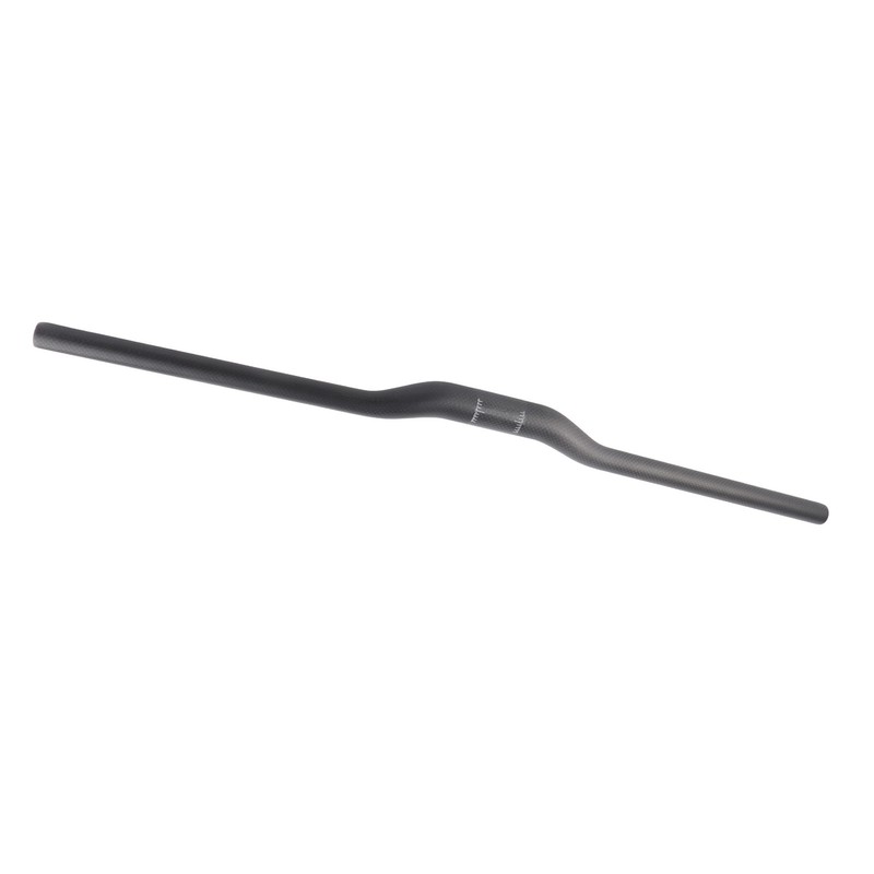 Bicycle Riser Handlebar Matt Black 3K Carbon Fiber Integrated Light