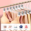 HWAJAN 14Inch Clothes Pants Hangers with Wide Clips 20 Pack,Non-Slip