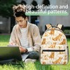 ainori Cute Golden Retriever Backpack, Polyester Backpacks with Straps, 11.4inx5.9inx15.7in,
