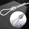 SyiXute 24 Pcs Simplex Clamps,M3 Wire Rope Clamp,Stainless Steel Single