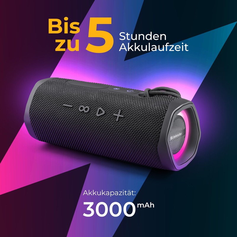 Defender® Enjoy S800 Bluetooth Speaker, 10W, TWS, FM Radio, USB,