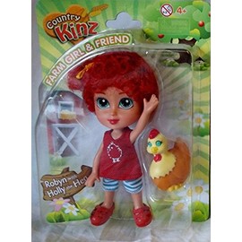 Country Kinz Farm Girl & Friend Robyn With Holly the Hen