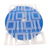 Pallet strapping kit Blue 20m x 12mm with 8 plastic