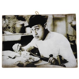 KUSTOM ART CUCUCUBA Picture Picture Vintage Style Alberto Sordi in the Film An American in Rome.