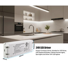 AMAZING POWER 24V LED Driver 30W Dimmable Transformer