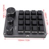 Macro Pad, Macro Keyboard, Programmable Keypad Customized, 16 Key Mini