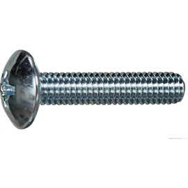 Trusco Nakayama Y828-0620 Truss Head Machine Screws, Unichrome, Full Screws, M6 x 20, Pack of 10, Small Pack