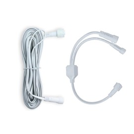 lemonrole Permanent Outdoor Lights Extension Lead Waterproof Cord （Only Suitable Lights Above 216 Lamp