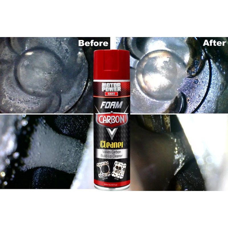 motorpower care Carbon build-up valves cleaner, foam effective formula, cleans