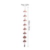 Umbrella Rain Chain Set, 3.28ft Copper Plated Rain Chain for