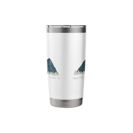 Pacific Crest Trail Thru Hiker Distance White Marker T Shirt Stainless Steel Insulated Tumbler