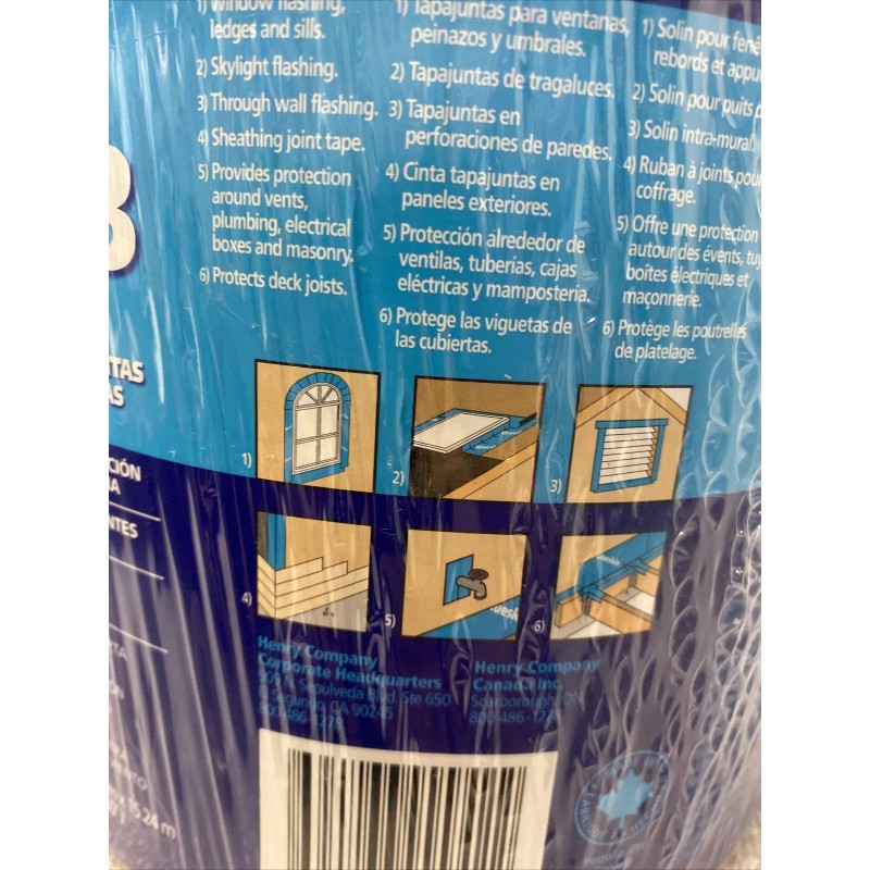 Henry BH200WB4578 Blueskin Weather Barrier Self-Adhesive Waterproofing Membrane
