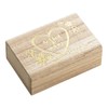 Dacco 86105 Umbilical Cord Box, Heart with Naming Sticker, 1