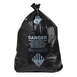 Ultrasac 33 Gal. Asbestos 4 Mil Bag - 30" x 40" - Pack of 50, Black (UL-ASB-4 MIL-50)