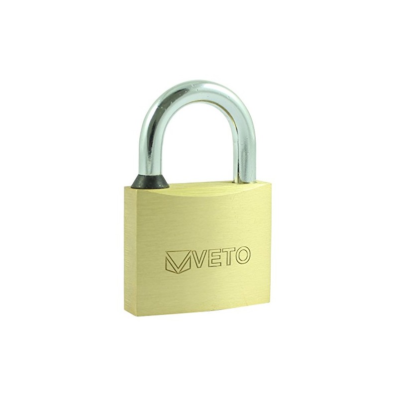 TIMCO P40X2 Brass Padlock-2pcs-Ideal for luggage-cabinets-sheds-gates-40mm, 40mm, Set of 2