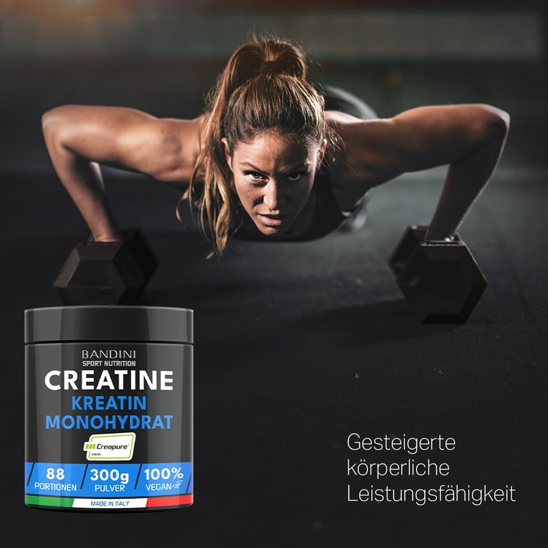 Bandini® Creapure® Creatine Monohydrate | 3000 mg Ultra Pure Micronised