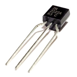 Juried Engineering 2N2222A 2N2222 2222 Transistor BJT NPN 75V 0.6A 625mW 3-Pin TO-92 Epitaxial Silicon Bipolar Transistors Commercial Grade - Manufactured in Germany (Pack of 25)