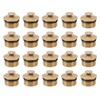 Bonbela 20pcs Brass Mist Nozzles 1/2 Inch Adjustable Dust Removal