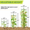 SORANGEUN 6 Pack Tomato Cages for Garden, 48” Metal Tomato