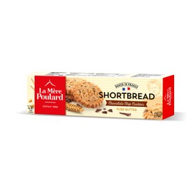 La Mere Poulard SHORTBREAD CHOCOLATE CHIP COOKIES 4.41 OZ (125 OZ)