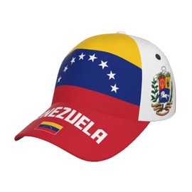 DABOYOZHZH Venezuela Venezuelians Flag Baseball Cap 3D Full Print Adult Unisex Adjustable Hat Soccer Patriotic Caps