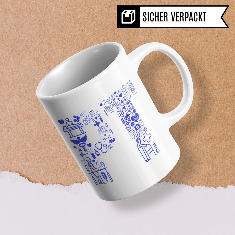 Pagma Druck Physiotherapy cup, physiotherapist gifts, coffee cup, saying, physiotherapist,
