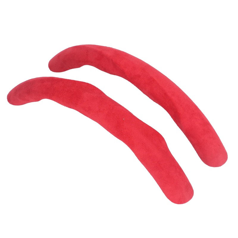 2PCs Car Steering Wheel Cover Segmented Protector Anti Skid Replacement