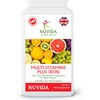 Nuvida Multivitamin Tablets with Iron - High Strength Multivitamins for