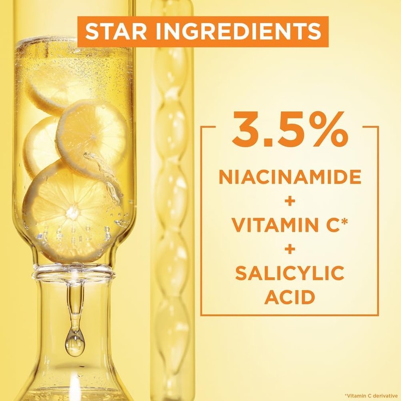 Garnier SkinActive Vitamin C Day Serum, Anti-Dark Spot and Brightening