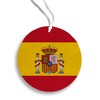Spanish Flag | REUSABLE Double Sided Car Air Freshener