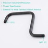 SEABEFORE 13" Gooseneck (S-Shape) Shower Arm Oil Rubbed Bronze Shower