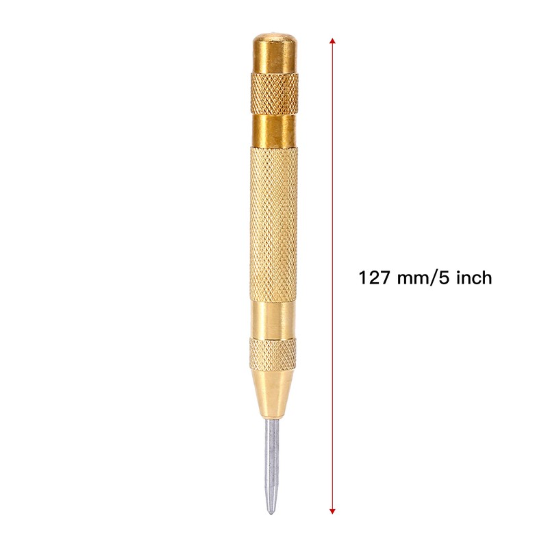 Spring Loaded Center Punch, HSS Tip Spring Loaded Center Punch