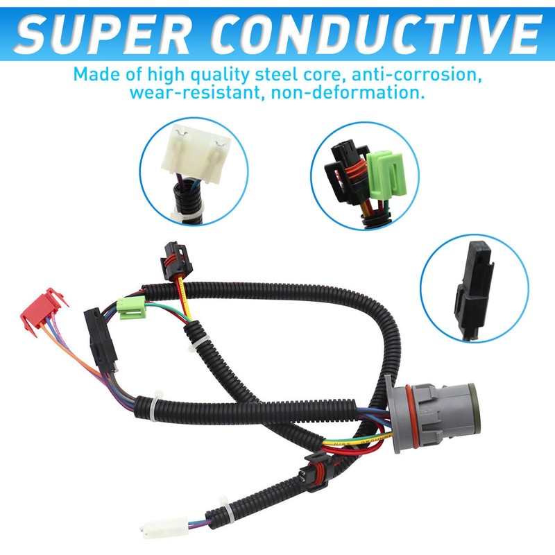 4L80E Transmission Internal Wire Harness with Temp Sensor Fits for