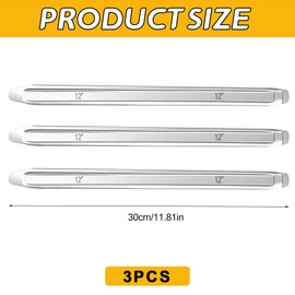 Tyre Lever Set, 3Pcs Tyre Levers, 30cm Premium Steel Tire Levers, Heavy Duty Tire Removal Tool for Bicycles, Motorcycles, Cars