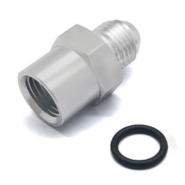 TBI/Vortec 87-98 Truck 6AN Male Flare Return Fuel Line Adapter Fitting to Female M14-1.5 Oring Power Steering and Fuel Adapter Thread Connector