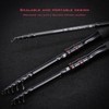 Fishing Rod Reel Combo Set Portable Telescopic with Reels Bait