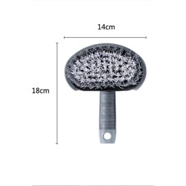 Generic Car Tire Brush, Car Detailing Wheel Cleaning Brush, Wheel & Rim Brush for Car Rim, Easy Scrubbing for Car, Truck, SUV & Motorcycle,Scootar, Gray