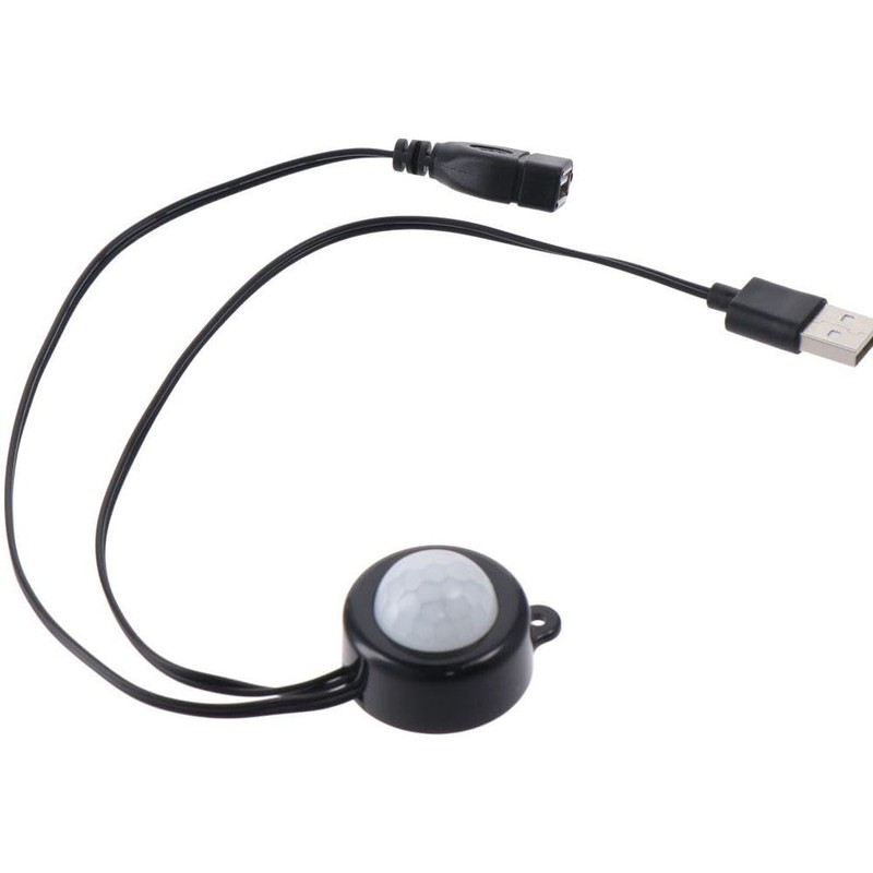 SSHHUI USB 5V-12V Light Sensor Switch,Infrared Human Body Sensing Switch,Light