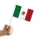 Pack of 25 Mexico Handheld Flag, Mexican Decor Hand Held