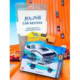 Hot Wheels Custom Otto (White, Black & Green) 1/5 HW Dream Garage - 2024-6/250 (Short Card) - COMES IN A GENUINE KLAS CAR KEEPER PROTECTOR CASE - HTC85