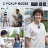 ULANZI AM18 Micrófono Inalámbrico Lavalier, 200M, Cancelación de Ruido LCF